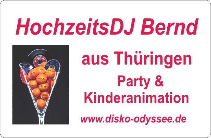 mobile Disko und HochzeitsDJ Bernd mit Kinderanimation